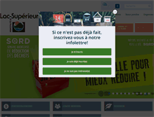 Tablet Screenshot of muni.lacsuperieur.qc.ca
